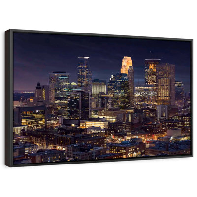 Minneapolis Nightscape Canvas Print
