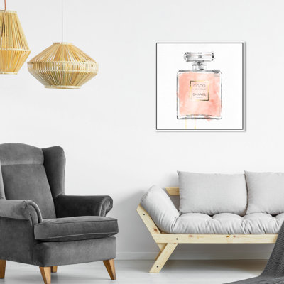 Mademoiselle - Graphic Art on Canvas