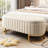 Beige Velvet Button- With Storage Compartment For Bedroom Decor Organizing And Living Room-1795637446-1795637441