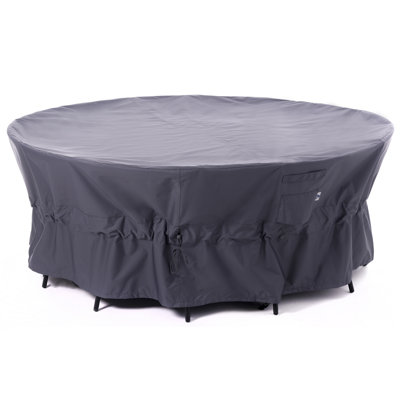  Housse imperméable pour terrasse d'extérieur, DIA 110 po x H 31 po, déchirure robuste, garantie de 3 ans