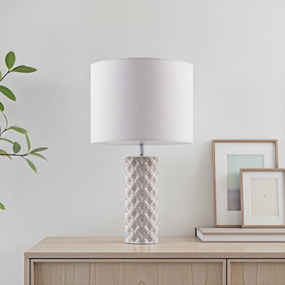 Ensemble de lampes de table en céramique 22 po Frisby