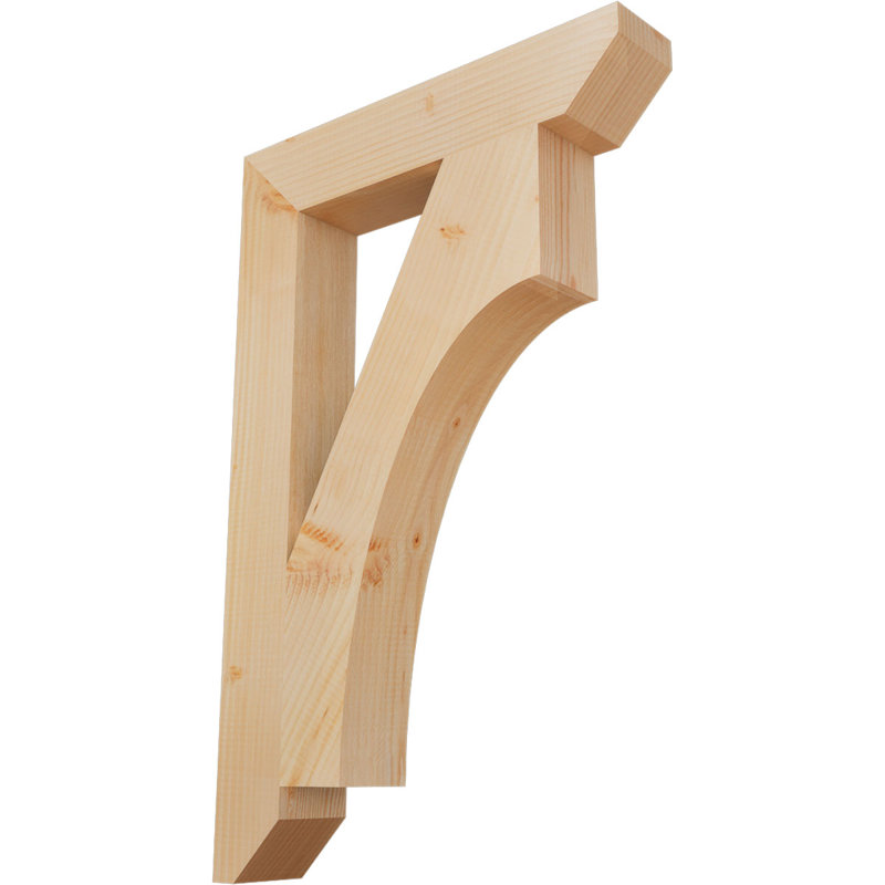 Support en bois Westlake, Sapin de Douglas, H 34 po x l 3,5 po x P 22 po