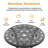 3-Piece Round Table Outdoor Cast Aluminum Dining Set, A Patio and Terrace Essential