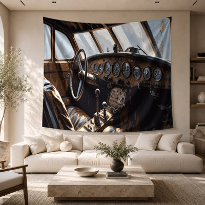 Tapisserie murale «Transagement Cockpit»