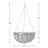 Rodolfo Metal Hanging Planter-1092505518