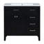 Armoire de salle de bain 36 po avec lavabo et tiroirs 36 po-610066538