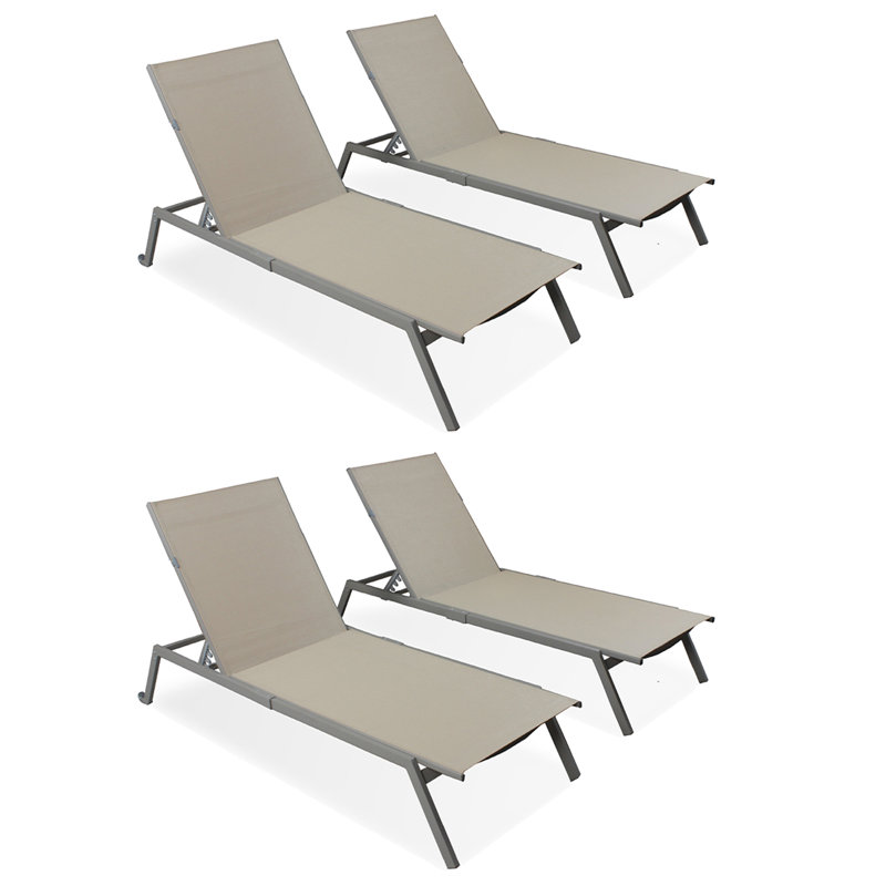 Outdoor Metal Chaise Lounge