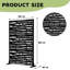 Freestanding Steel Privacy Screen Fence Panels Metal Trellis Outdoor Divider for Patio, Balcony, Backyard, Pool, Indoor Room-2059607399-2059607405