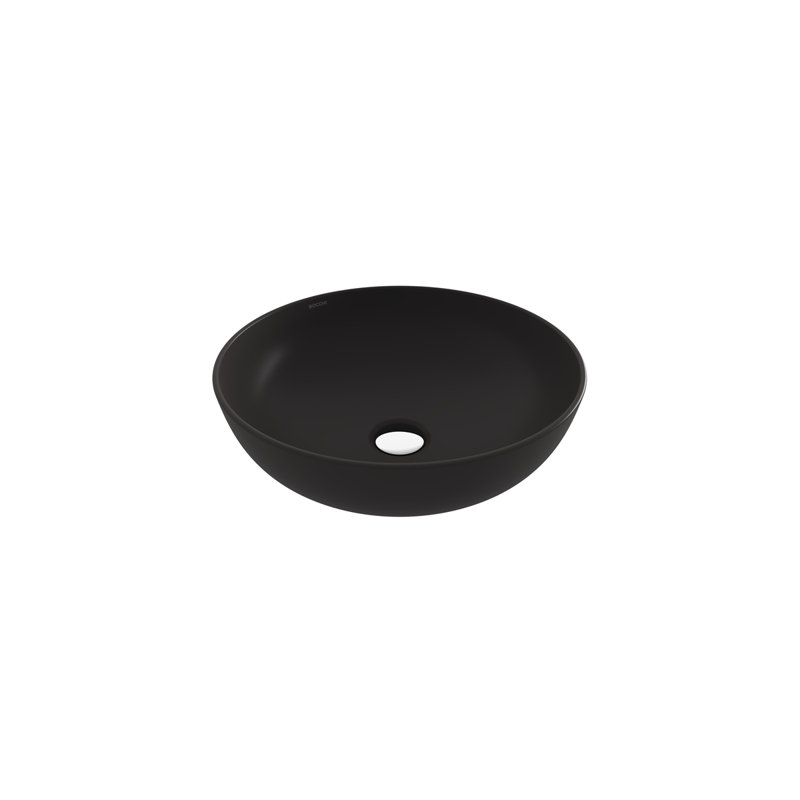Sottile Slim Line Countertop Basin - 38cm, Matte Anthracite