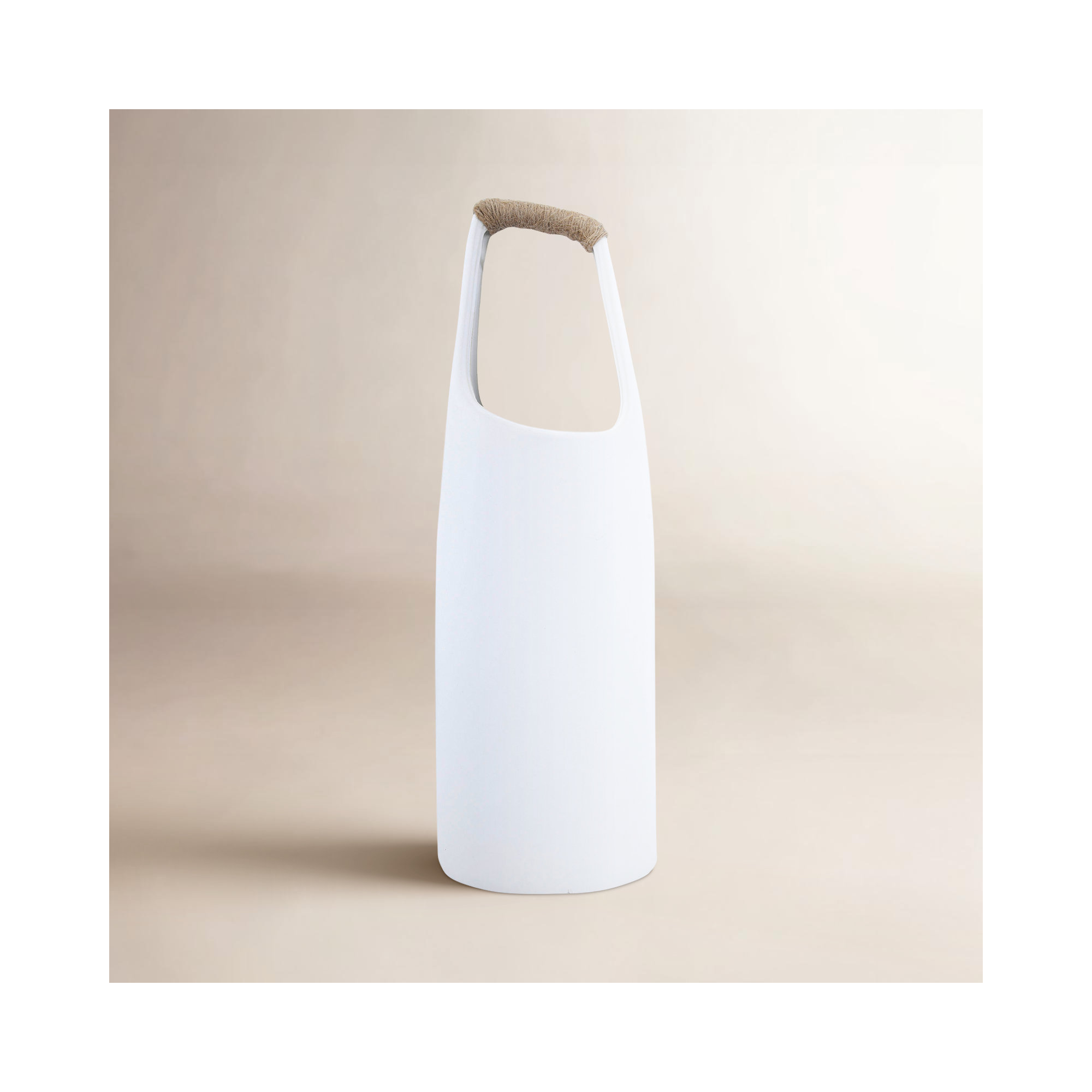 Odie Stoneware Table Vase, 19" H x 6.75" W x 3.25" D