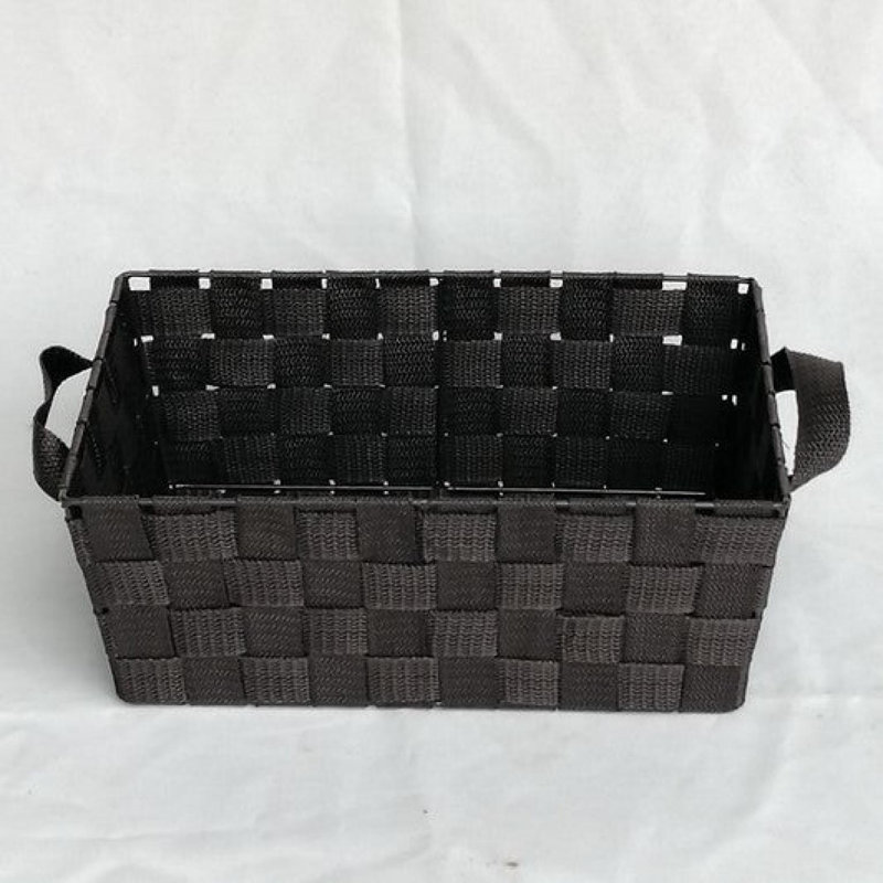 Panier en bois Winston Porter, Gris