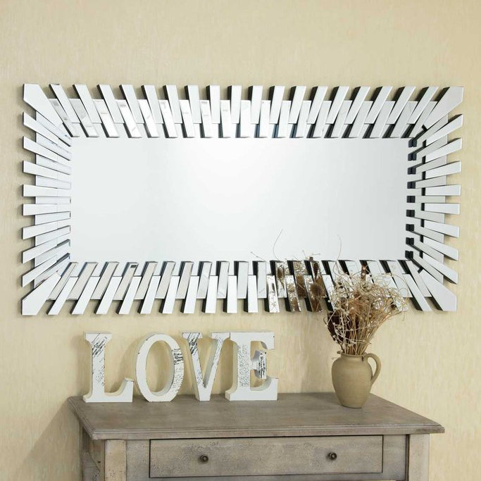 Marcos Glass Flat Wall Mirror, 170cm H x 80cm W x 3.9cm D