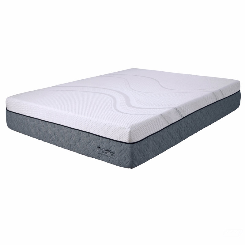 Graphène, mousse à mémoire de forme, fraîche, conforme, sensibilité moyenne 12 po, Très grand lit
