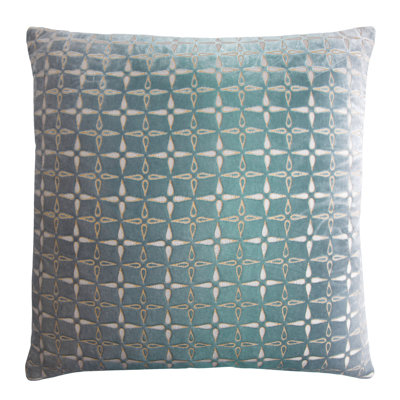 Metal Square Velvet Pillow