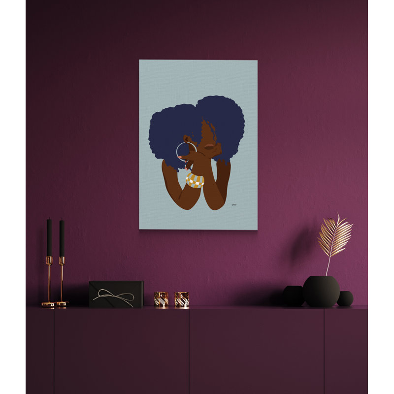 «Precious - African American Woman» par Ify Ojo, impression sur toile tendue, H 20 po x l 30 po x P 3 po