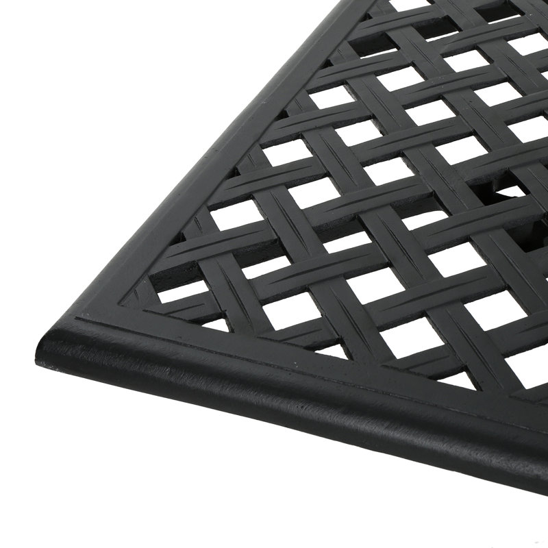Table rectangulaire pour l'extérieur en aluminium