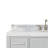 Cambridge Single Bathroom Vanity with Carrara Marble Top-88398678