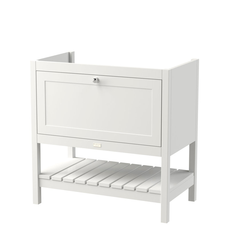 Hartleigh Bathroom Vanity, Pointing White, 80cm W