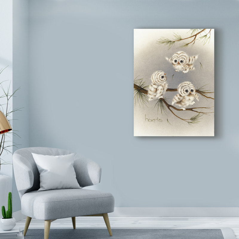 « baby barnstormers », reproduction de peinture à l’acrylique sur toile tendue, H 47 po x l 35 po x P 2 po