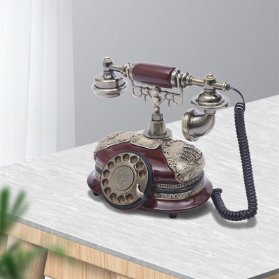 Vintage Handset Landline Rotary Dial Telephone