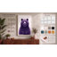 Purple Bear Portrait Modern - Wrapped Canvas-1153440404-1153440411