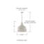 Luminaire suspendu en métal 15 lumières l 15,50 "x H 17" Quarry-101072439-100738057