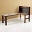 Bureau simple en bois massif en forme de L-589904697