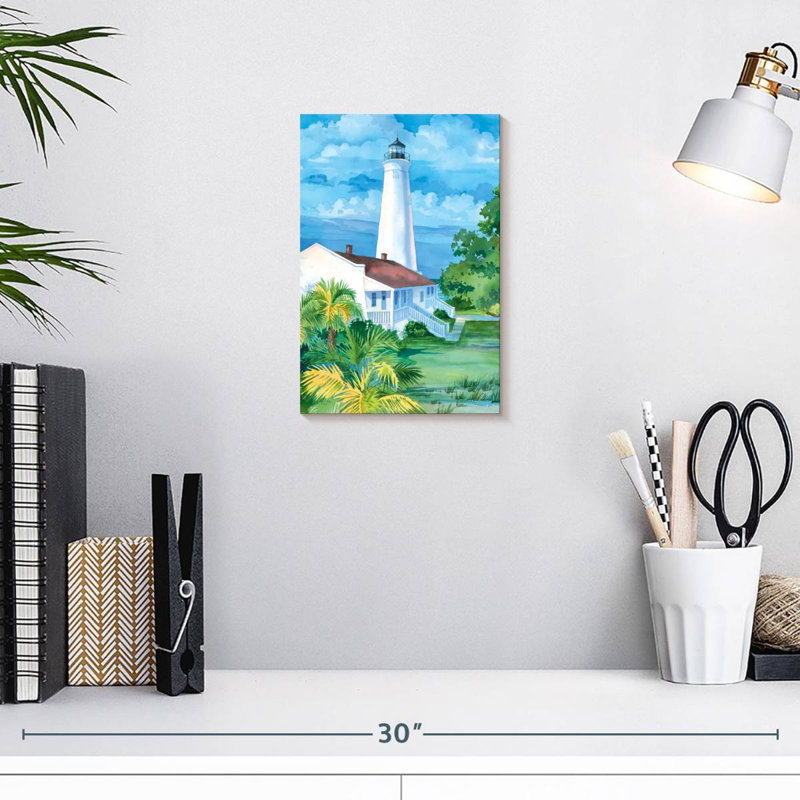 Aletra St. Marks Lighthouse, 12" H x 8" W