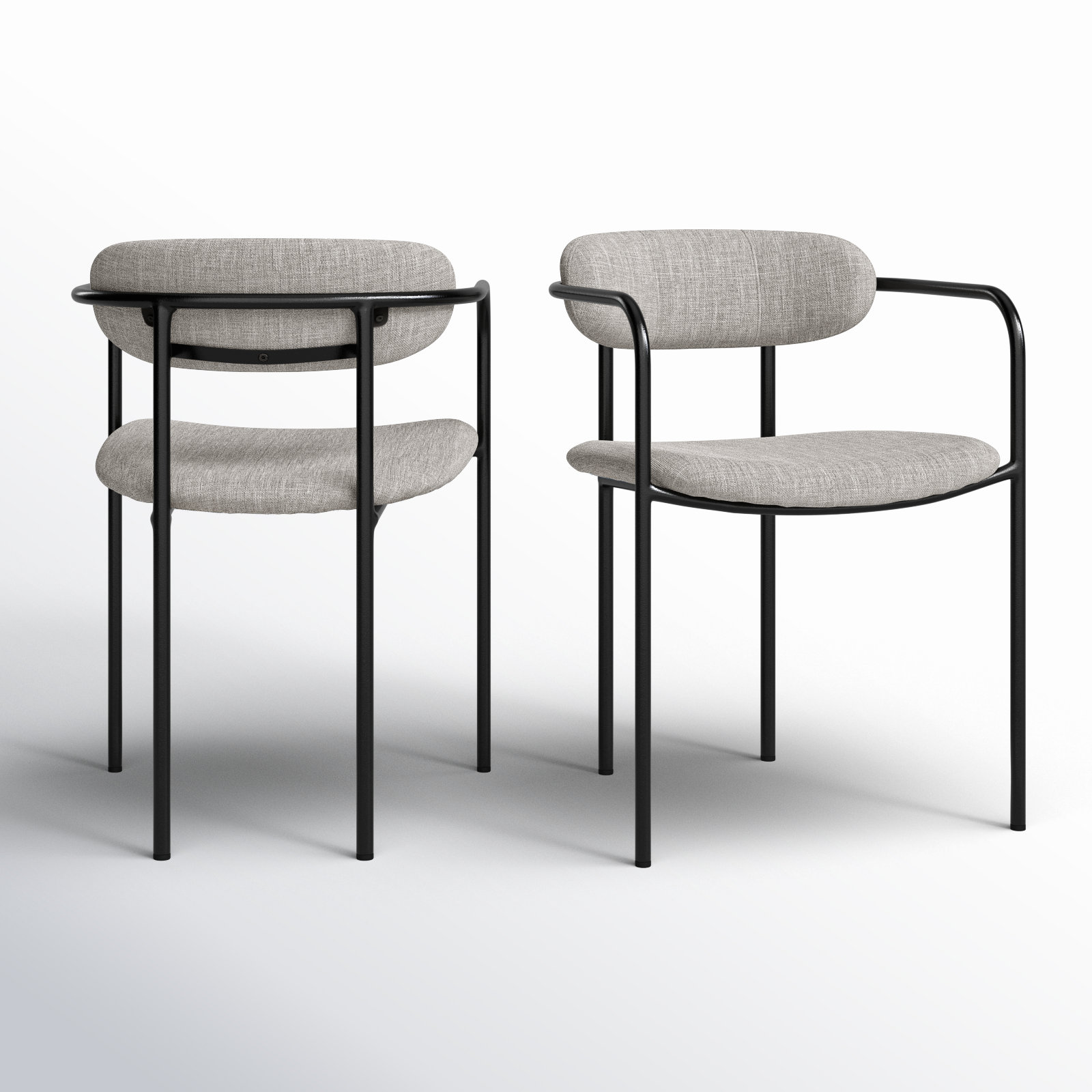 Belarus Armchair, Gray, Black