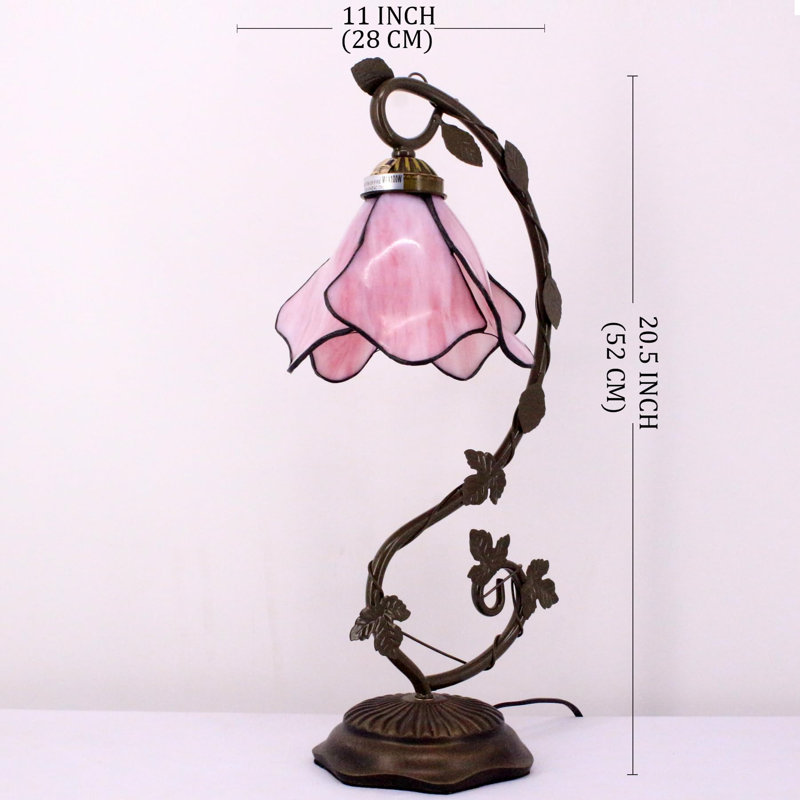 Lampe de table Tiffany Rose