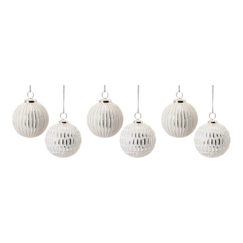 Ornement boule de couleur unie Graelyn The Holiday Aisle®