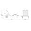 Chaise longue inclinable simple avec coussins 78,75 po Summerton-1005658534