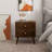 Bagan 2 - Drawer Solid Wood Nightstand in Walnut