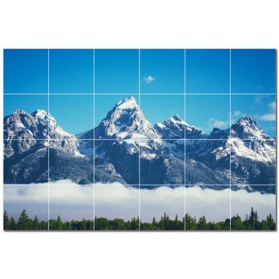 8'' x 8'' Satin Ceramic Decorative Mural