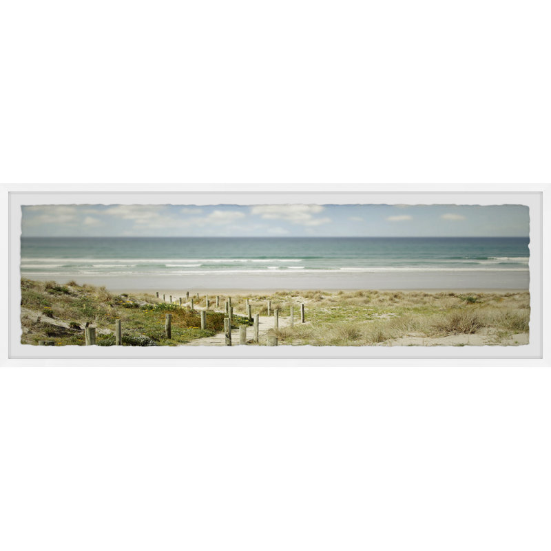 « a distante view »-cadre photo imprimé sur papier, H 10 po x l 30 po x P 1,5 po