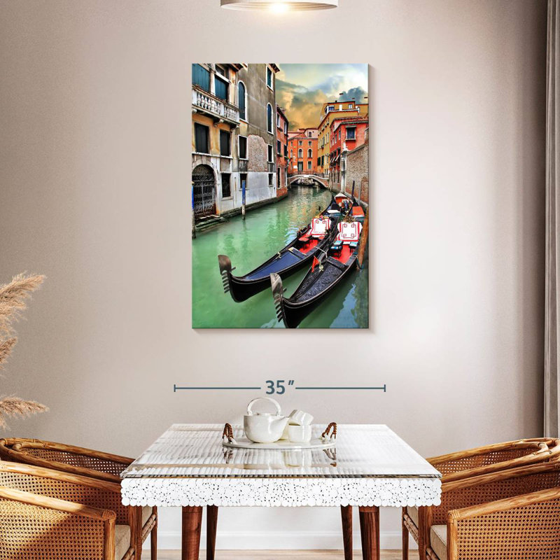Aime Romantic Venice Canal, 45" H x 30" W