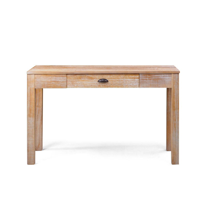Bureau en bois massif Montauk, Bois flotté