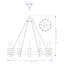 Geraghty 12 - Light Wagon Wheel Chandelier