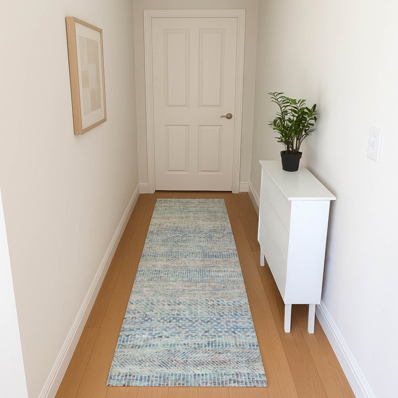 Premium Machine Washable Marasco AMF1634 Stripes Rug, Runner 2'3" x 7'6"