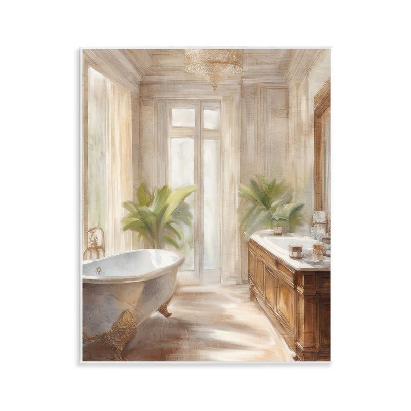 Peinture murale de salle de bain Serenity Bath, conception de Kim Allen