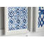 Ensemble de 2 sculptures suspendues bleues et blanches
