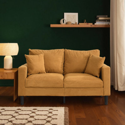 2 Seater Loveseat Sofa Wooden Frame 2 Seat Sofa
