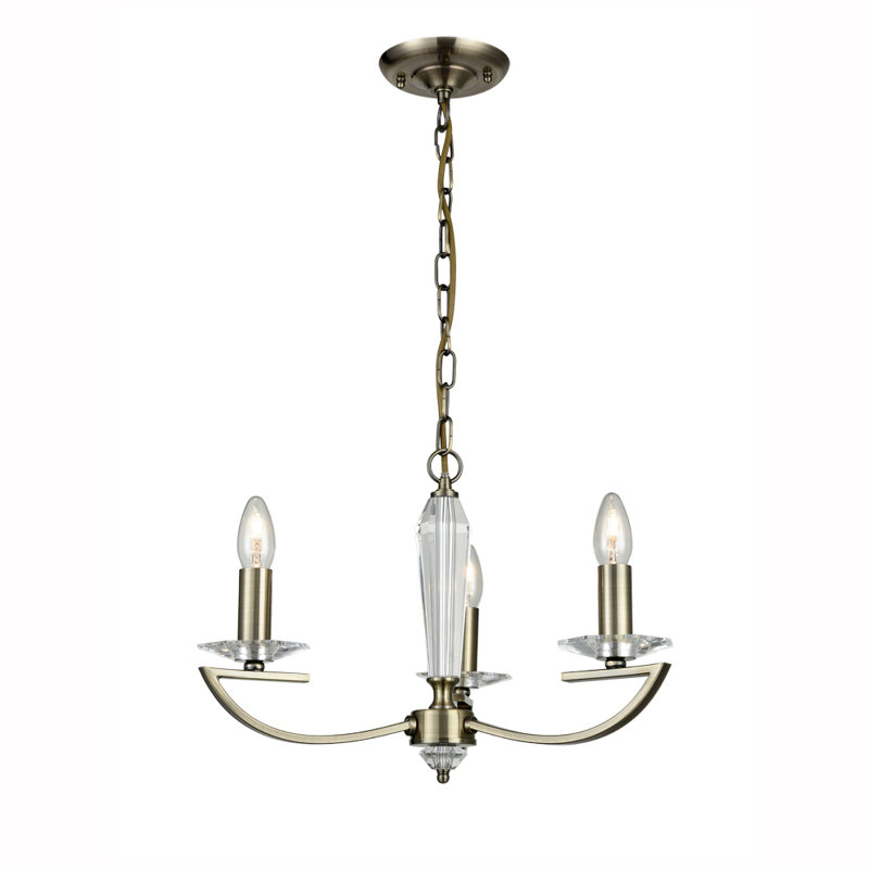 Much Wenlock 3 - Light Shaded Chandelier