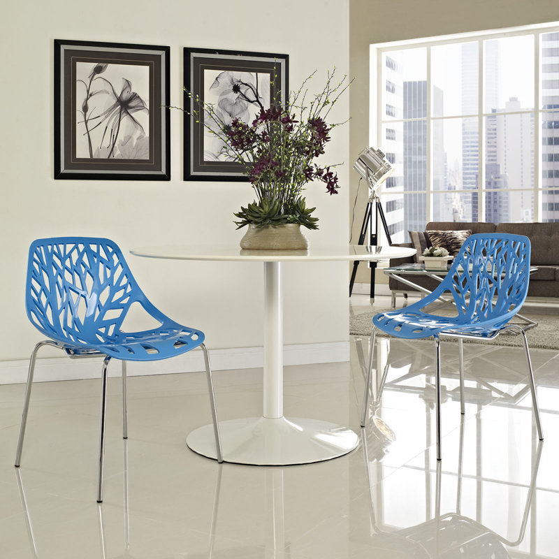 Modway Stencil Blue Dining Chair