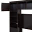 Full Size Wooden Bed With All-In-One Cabinet And Shelf-2105894153