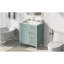 30" Bathroom Vanity With Sink Combo, Green Bathroom Cabinet With Drawers,  Frame And MDF Board-791694612