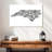 North Carolina Map Typography-108876608
