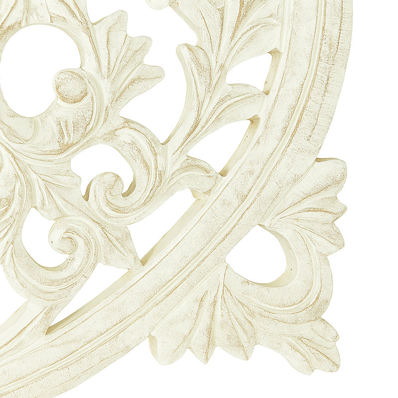 White Square Shape Handcrafted Wooden Wall Decor – 36"X36" Elegant Home Accent