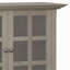 Acadian - Armoire de rangement moyenne - Gris vieilli