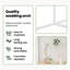 100cm W x 39cm D Steel Arbour-125281506